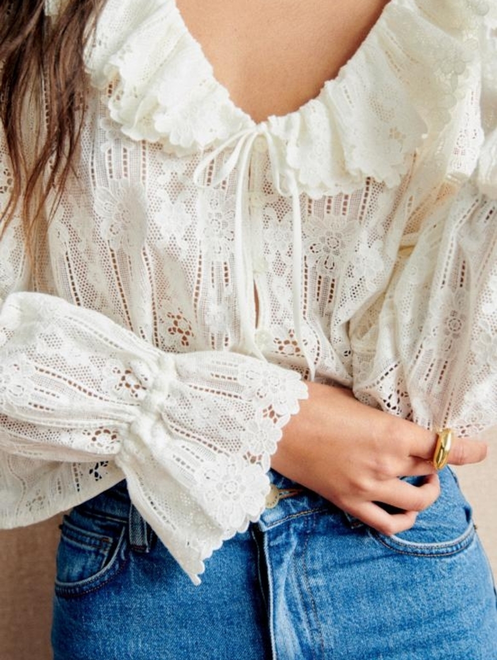 Sezane MARIELE Shirt - Picture 2 of 12